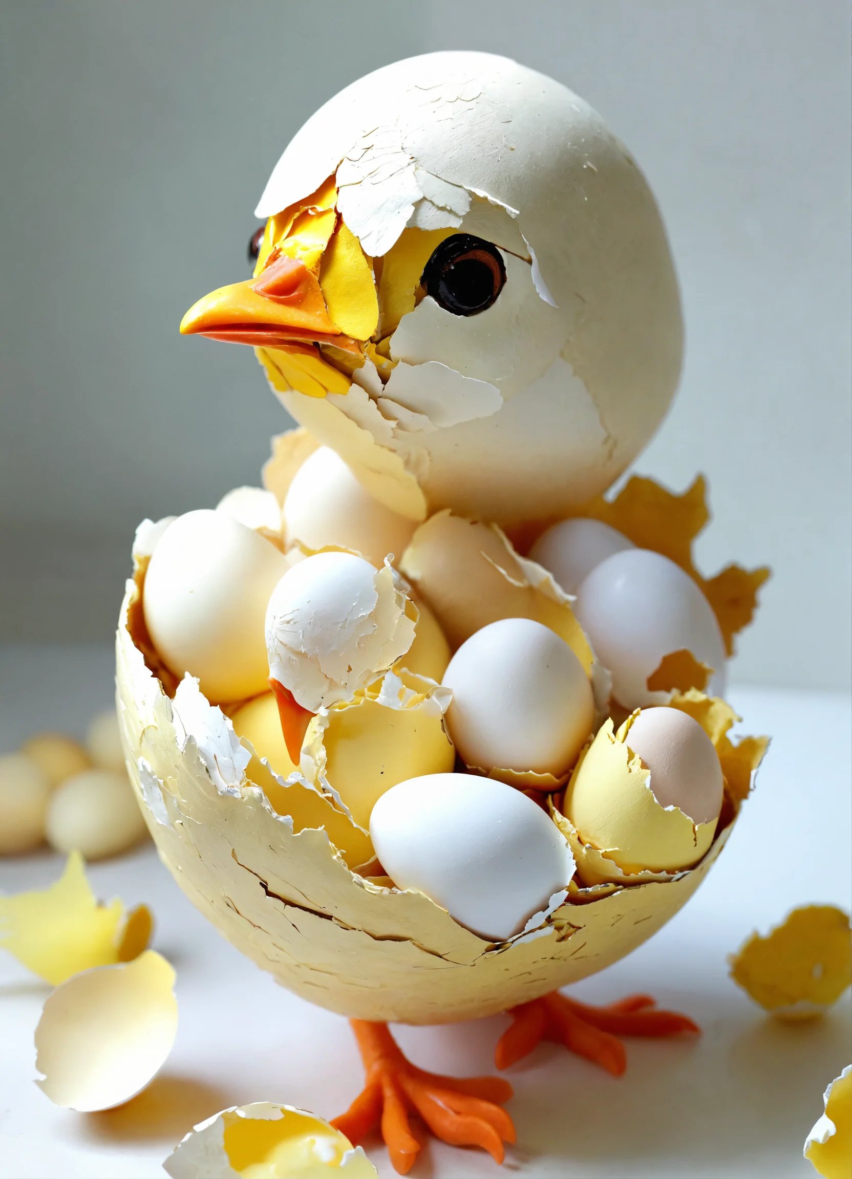 A chick is made of eggshells.jpg
