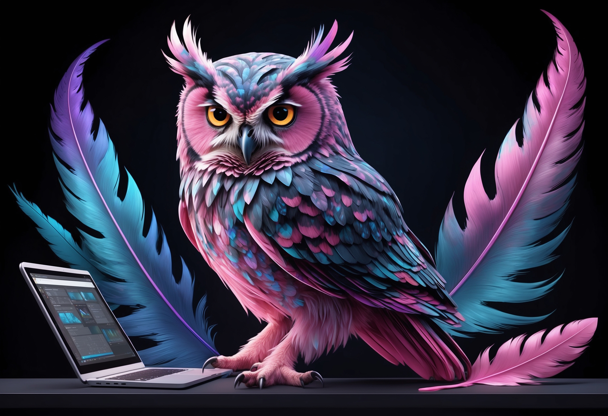 AlbedoBase_XL_A_beautiful_owl_in_the_style_of_an_artistic_pain_0.jpg
