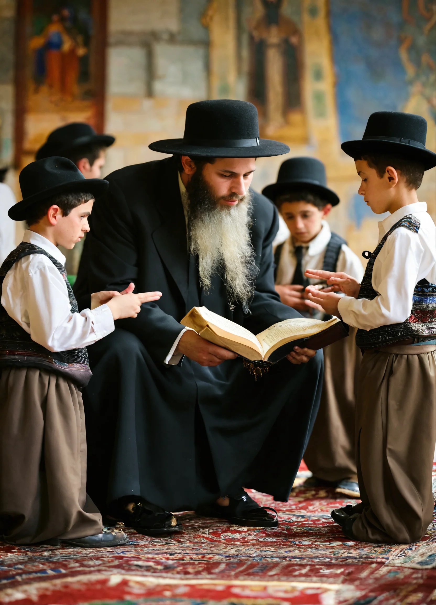 An Orthodox Jew teaches many Orthodox boys.jpg