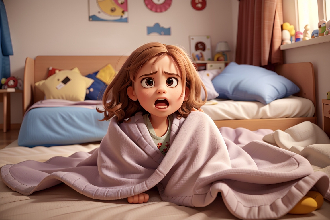 Default_A_little_girl_with_an_angry_face_lying_in_a_bed_in_a_c_3.jpg