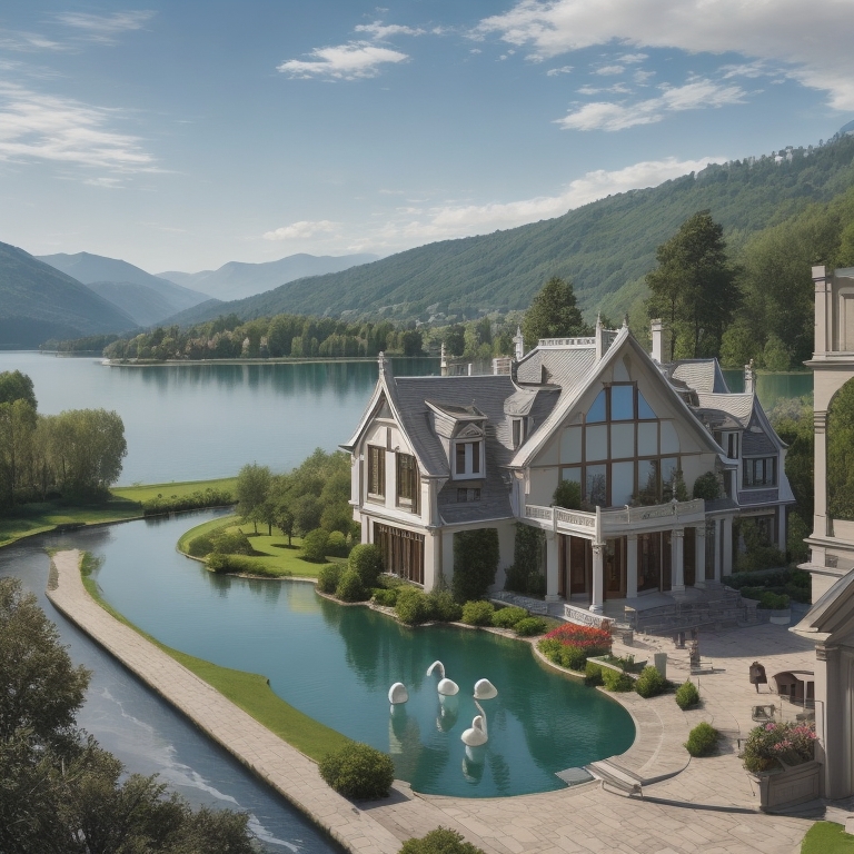 Default_A_luxury_house_from_the_outside_with_a_view_of_a_lake_0.jpg