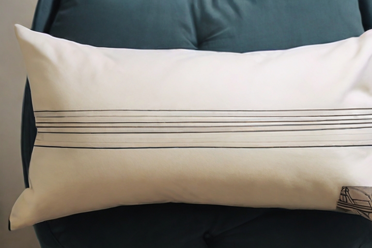 Default_A_pillow_with_a_drawing_of_a_line_2.jpg