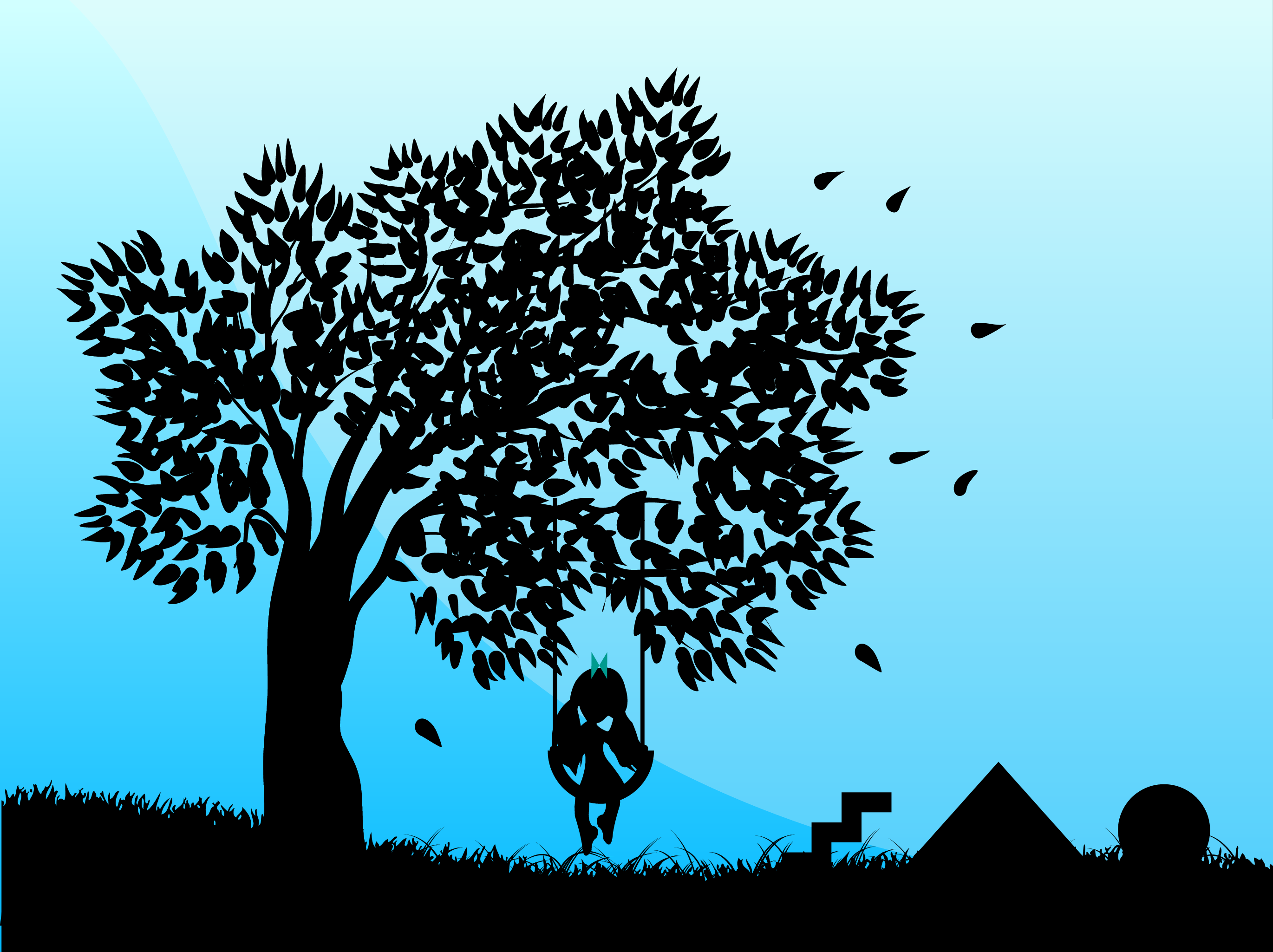 FreeVector-Girl-On-Swing-01.png
