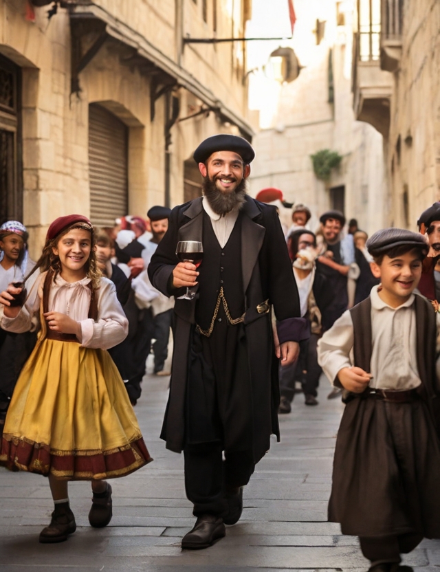 Leonardo_Diffusion_XL_In_a_street_in_Old_Jerusalem_children_an_1.jpg