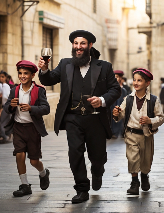 Leonardo_Diffusion_XL_In_a_street_in_Old_Jerusalem_children_an_2.jpg