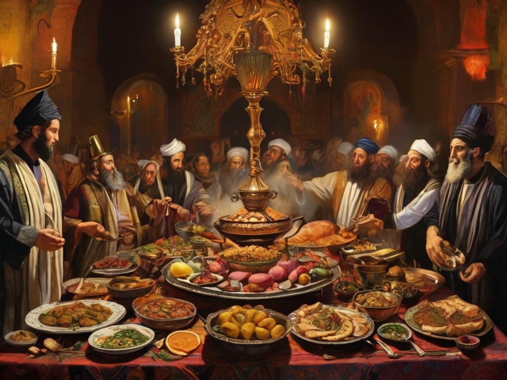 Leonardo_Diffusion_XL_Jewish_feast_like_the_Kings_hand_1.jpg