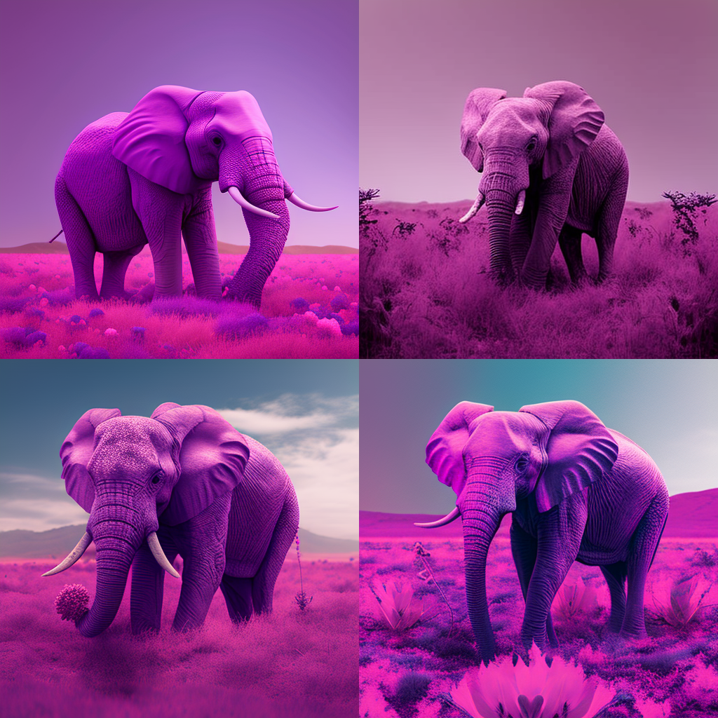 menizilber770_A_pink_elephant_walks_on_purple_grass_c221653c-3e0f-4c7d-a634-af4371293ac3.png