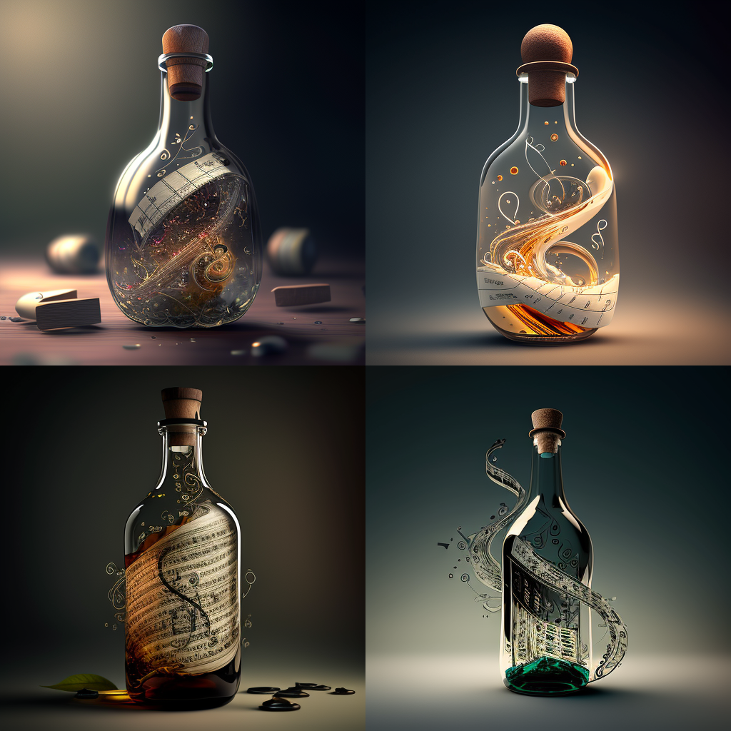 menizilber770_An_open_bottle_that_emits_musical_notes_8f5f01ae-ebfb-44d9-806b-6ea38c21781f.png