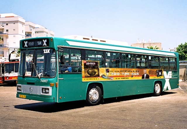 פרסום על אוטובוסים- הדמיה