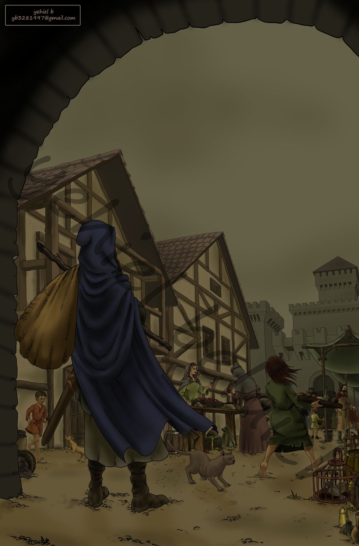 רחוב בימי הביניים
