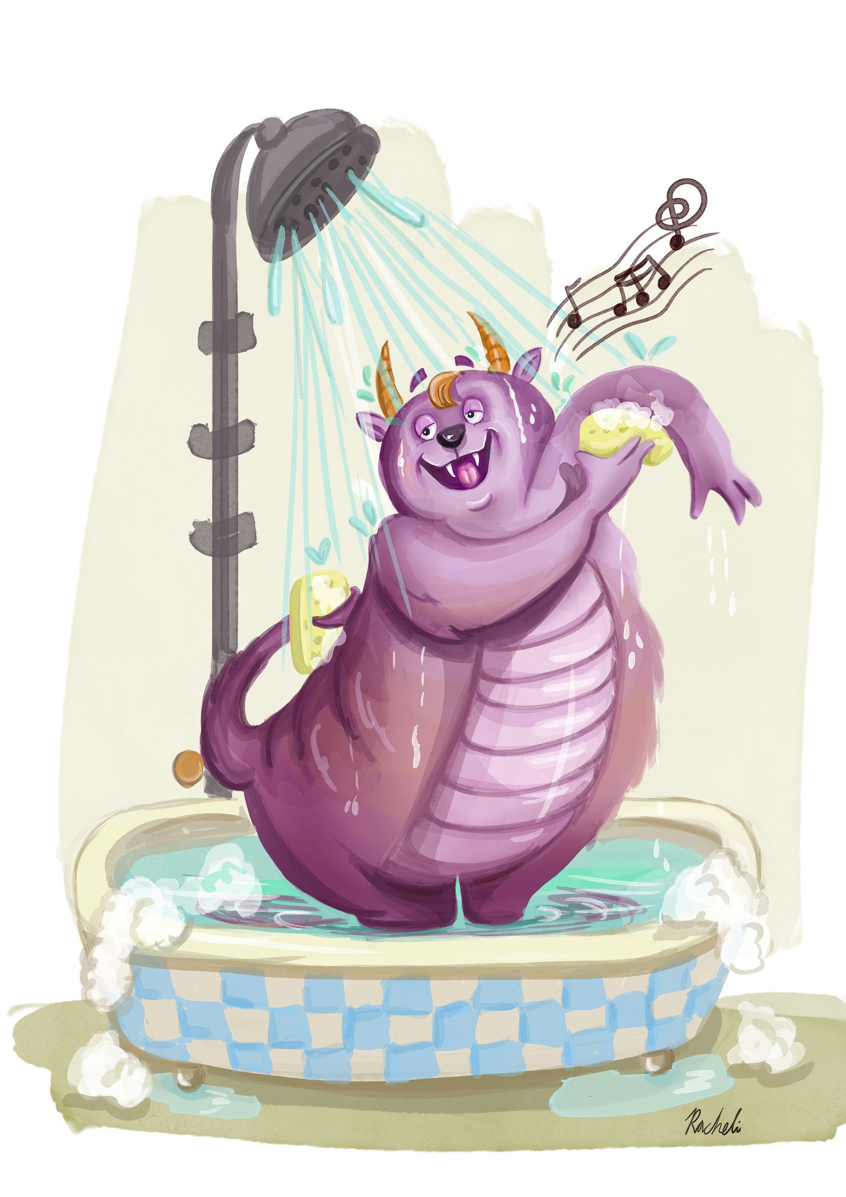 monster taking a shower.jpg