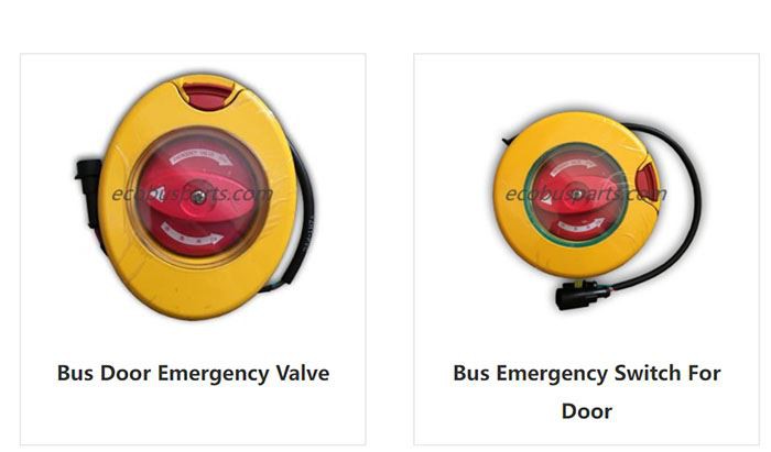 Emergency valve safety valve for bus