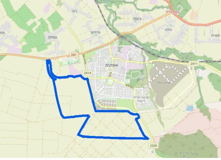 גבולות התוכנית (צילום מסך)