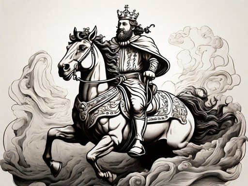 Default_A_king_riding_a_horse_drawn_with_black_curly_cartoon_l_1.jpg