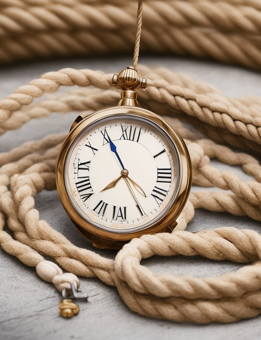 A rope is placed on a watch