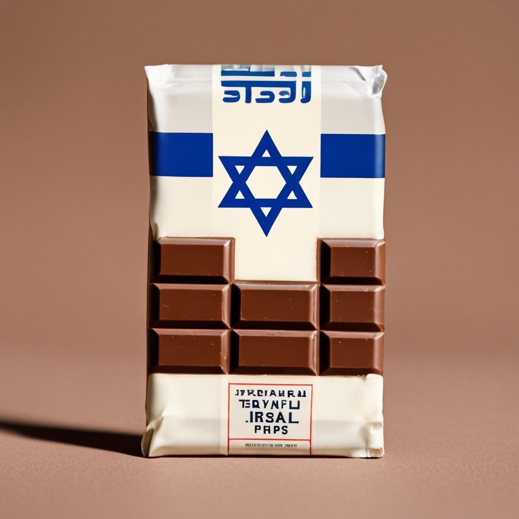 SD_XL_חטיף שוקולד בצורת דגלי ישראל