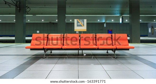 row-chairs-underground-railway-station-600w-163391771.jpg