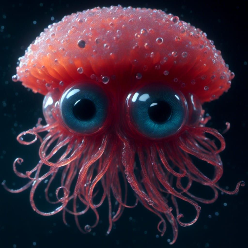 Jellyfish with eyes,