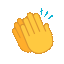 emoji  | מחיאות כפיים | Joypixels | Animation GIF 64x64 | clapping hands