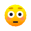 emoji  | פרצוף נדהם וסמוק | Joypixels | Animation GIF 64x64 | flushed face