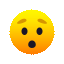 emoji  | פרצוף מופתע | Joypixels | Animation GIF 64x64 | hushed face
