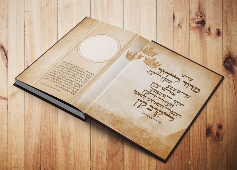 הדמית ספר "מדור לדור" שעימד מאיר מימון